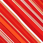 red and orange diagonal-striped tie image